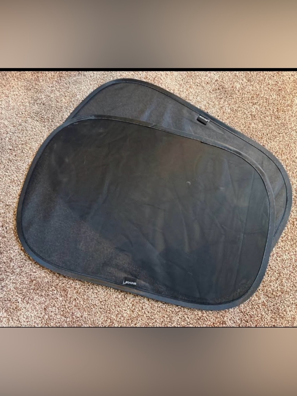 Pop-Up Black Car Window Sun Shade (Pair)